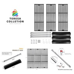 Chargriller Replacement Parts: Complete Kit for 3001/3008/3030/4000 Gas Grills
