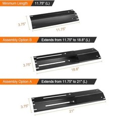 Universal Adjustable Heat 5-Pack Adjustable Heat Plates (Porcelain Steel)
