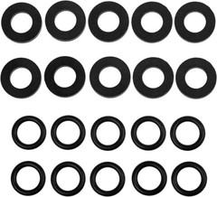 10Pcs Propane Tank Gasket and 10Pcs O-Rings for All Soft Nose P.O.L. Fittings…