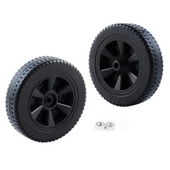 7 Inch Grill Wheel Replacement for Dyna Glo Grill BBQ Plastic Wheels Kit