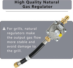 Upgraded 10Ft Upgraded Propane to Natural Gas Conversion Kit for Weber Genesis,