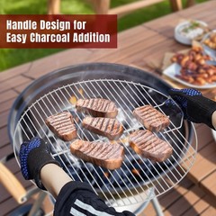 Weber Charcoal BBQ Grill Cooking Grate Plated Steel 22.5 in. Grills Replacement