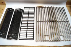 KitchenAid OEM 720-0819G NexGrill Grates Grill Set w Burner Covers 5 Pieces B313