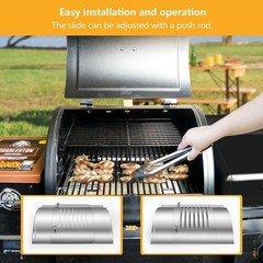 Flame Broiler Kit for Pit Boss Platinum KC Combo For PitBoss 1020/1285, Gray