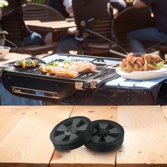 Reliable and Practical Replacement Wheels for Multi Functional BBQ Grills 2 Pcs