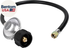 2 Feet Propane Regulator and Hose, Replacement Grill Part for Weber Spirit/Genes