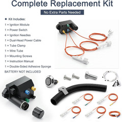 66354 4-Outlet Electronic Igniter Kit – Replacement GS4 Igniter Assembly for Web
