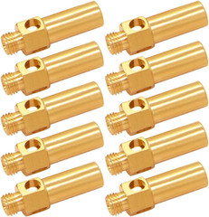 10PCS Brass Burner Jet Nozzle for Cast Iron Burner Propane Natural Gas