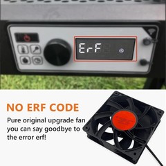 Upgraded Precision Control Fan Replacement for Char-Griller Gravity Fed 980 Char