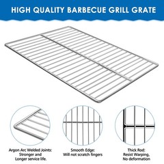 KEESHA BBQ Grill Mesh Metal Stainless Steel Barbecue Grill Grates Replacement…