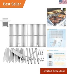 Comprehensive Grill Parts Set for Nexgrill 5-Burner Models – Stainless Steel