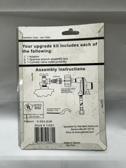 LP Propane Gas Grill Cylinder Connection Upgrade Kit