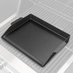 Griddle for Gas Grill, 23″ X 16″ Universal Cast Iron Griddle Insert for Weber…