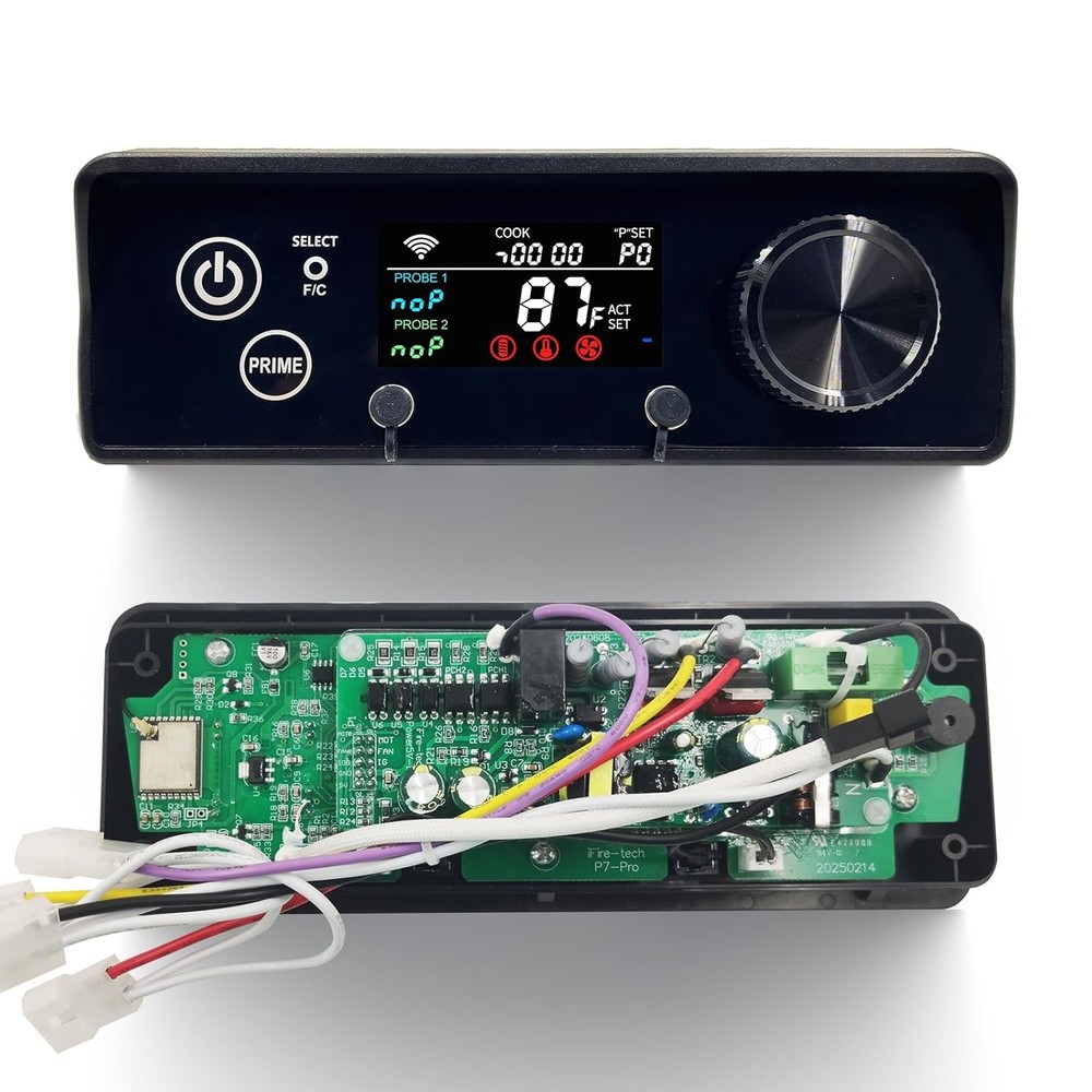 Rectangular WiFi Pellet Grill Controller Replacement for Pit Boss, Navigator