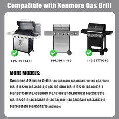 Flat Top Griddle Insert for 4 Burner Kenmore 146.16197210 146.16142210 Full Size