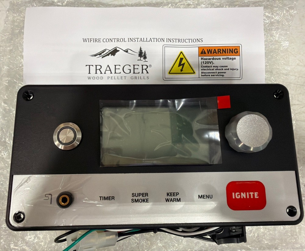 TRAEGER AC TIMBERLINE WIFI CONTROLLER KIT0126 TIMER IGNITE SUPER SMOKE +