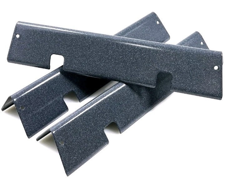 Parts DP156 15.3″ Set of 3 Snow-Porcelain Steel Flavorizer Bars for Weber Spirit