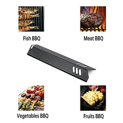 Grill Heat Plates Grill Burner Covers for Backyard Grill BY14 Porcelain Steel