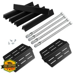 Genesis E-330 Grill Parts 4 Burners Flavorizer Bars Heat Deflector