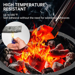 High Temp Grill Gasket Replacement Compatible Fit L/XL Big Green Egg Ceramic Lid