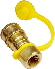 NEW Natural Gas Propane Quick-Connect Brass Fitting Model # QDD38