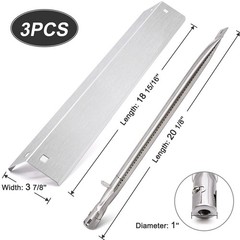 Adviace Grill Parts Kit for Char Griller 5050 Stainless Steel Heat Plates