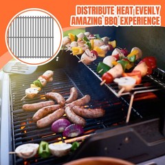 1 Pack 91301 Gas Grill Steel Wire Rock Grate Grids Parts for Amberlight,for C…