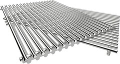 Qulimetal 18.75″ 9MM Grill Grates for Weber Genesis II, Grill Parts for Weber Ge