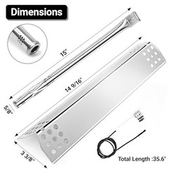 Grill Replacement Parts for Nexgrill 720-0882A 720-0925PG 720-0925 720 5 pack
