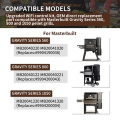 WiFi Controller Replacement for Masterbuilt Gravity Series 560/800/1050 Digital
