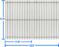 17.5″ Stainless Steel 7639 Cooking Grates for Weber Spirit 300 Series, Spirit 70