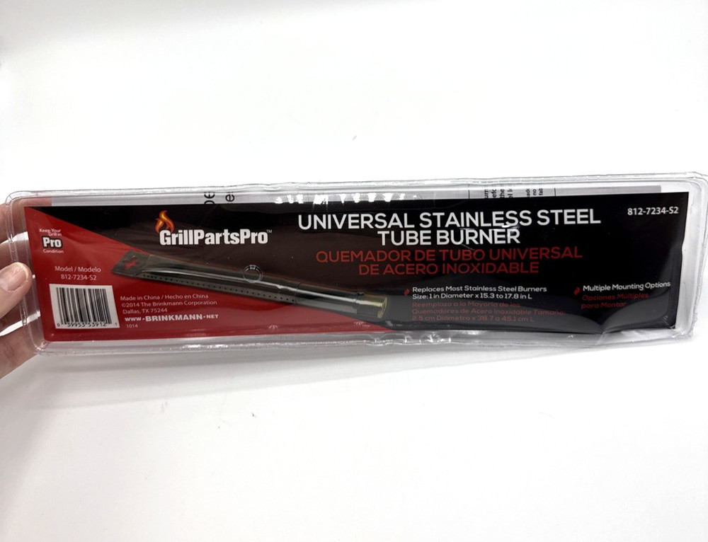 Brinkmann Universal Stainless Steel Tube Burner Grill Replacement 812-7234-S2