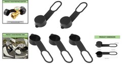 Protective Soft Plastic Propane Valve Cap Set – 5 Pcs for QCC-1 and OPD Valves