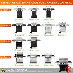 Complete Grill Replacement Kit for Charbroil 6 Burner