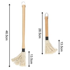 For Grilling Basting Mop for BBQ Sauce Basting with 6 Extra Replacements
