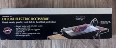 Electric Rotisserie Char-Broil Motorized Spit For Gas Grill Complete Set 4184727