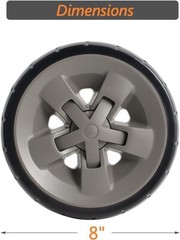 8-Inch Wheels for Weber genesis II Grill & Genesis II LX 300 200 400 600 Series