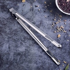 Cooking Tongs Stainless Steel High Heat Resistant Barbecue Kitchen Tool 40cm