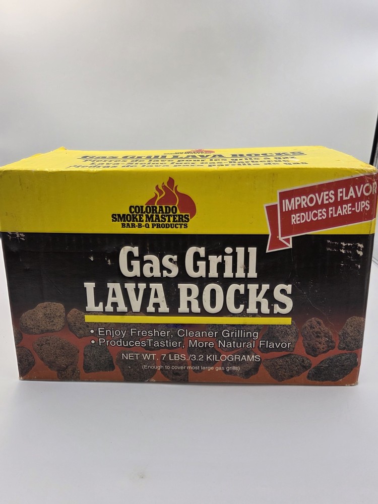 The Original Colorado Gas Grill Replacement Lava Rocks 7 LBS Net Weight NEW