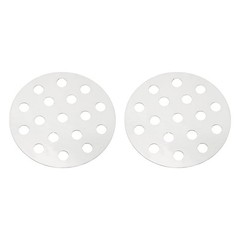 2 Pcs Bottom Fire Grate, 6.1″ Round BBQ Grill Grate High Heat Plate Stainless…