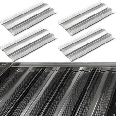 Stainless Steel Flame Tamer Heat Shields for 3-5 Burner Grills, 14GA, 32” & 40