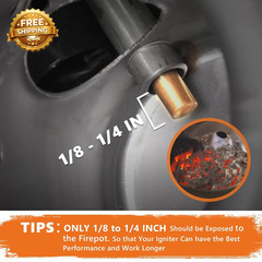 2 Pack Hot Rod Igniter Kit Replacement for Pit Boss Pellet Grill Igniter Rod Hea