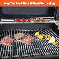 QuliMetal Stainless Steel Warming Rack for Weber Genesis 300 Series (2007-2016)