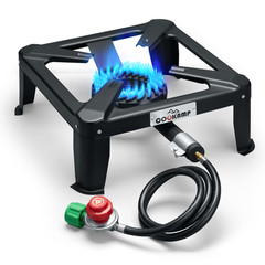 Cookamp Propane Burner For Outdoor Cooking Single Burner-Standard