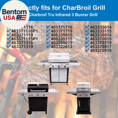 Grill Grates for Charbroil Performance Tru-Infrared 3 Burner 463370719 463371116
