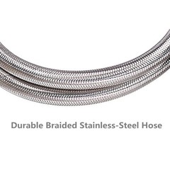 Dozyant 6 Feet Propane Hose Extension 3/8 Female Flare On Both Ends Stainless