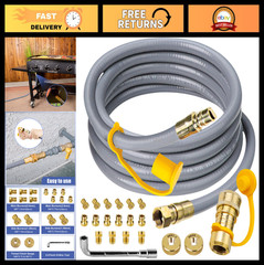 Propane to Natural Gas Conversion Kit for 28″/36″ Griddles, 10FT Hose & Fitting