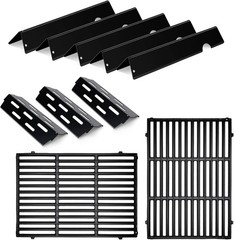 Cooking Grate Flavorizer Bar & Heat Deflector, Replacement for Weber Genesis 300