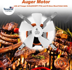 Replacement Induction Fan Kit for All Pit Boss/Traeger/Camp Chef Wood Pellet Gri