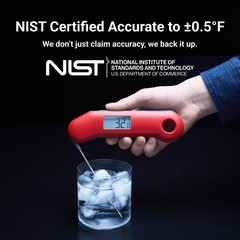 ThermoMaven Professional Digital Meat Thermometer, Ultra Fast Dark Red & Gray